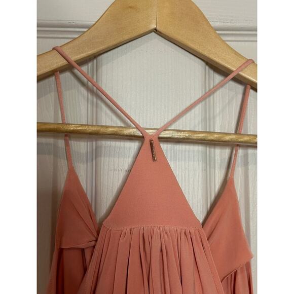 NWT Misa Long Peach Dress Size Small - Picture 4 of 8